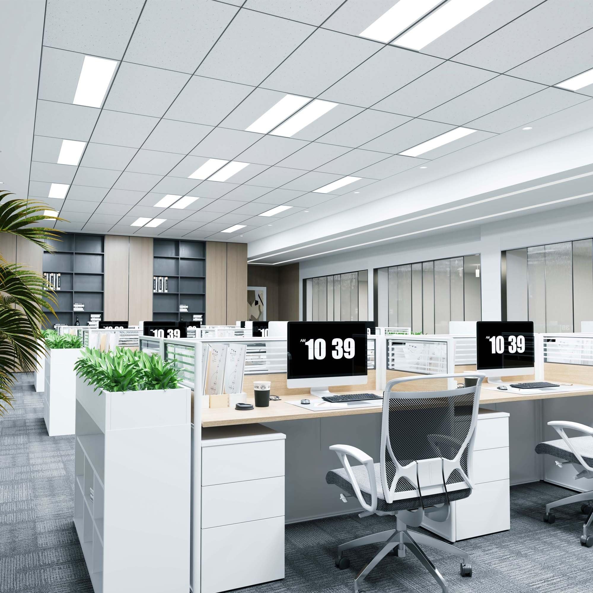 Ledvion Panneau LED 120x30 36W 6000K UGR<22 100lm/W Luminaire encastré