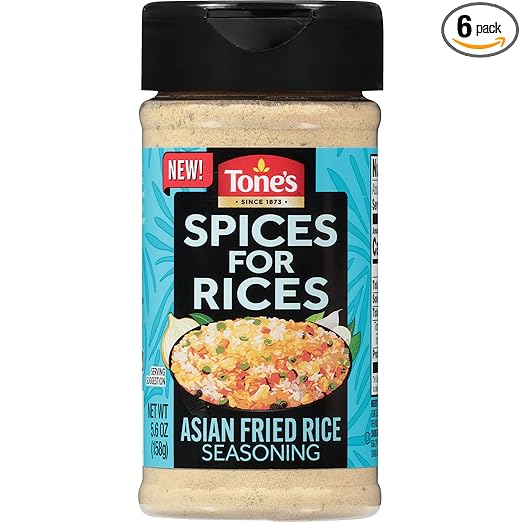 Tone's Spices for Rices, Asian Fried Rice, 5.6 Ounce (Pack of 6)