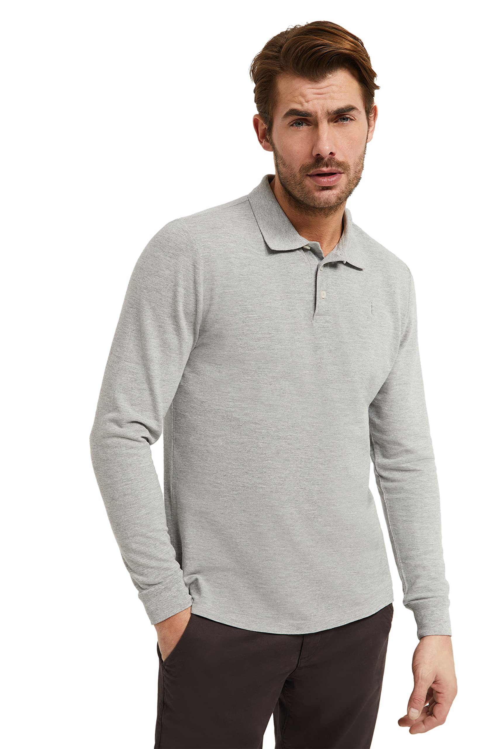 Polo Club Herren Poloshirt Kurzarm Regular Fit Baumwolle Männer Polohemd Longsleeve