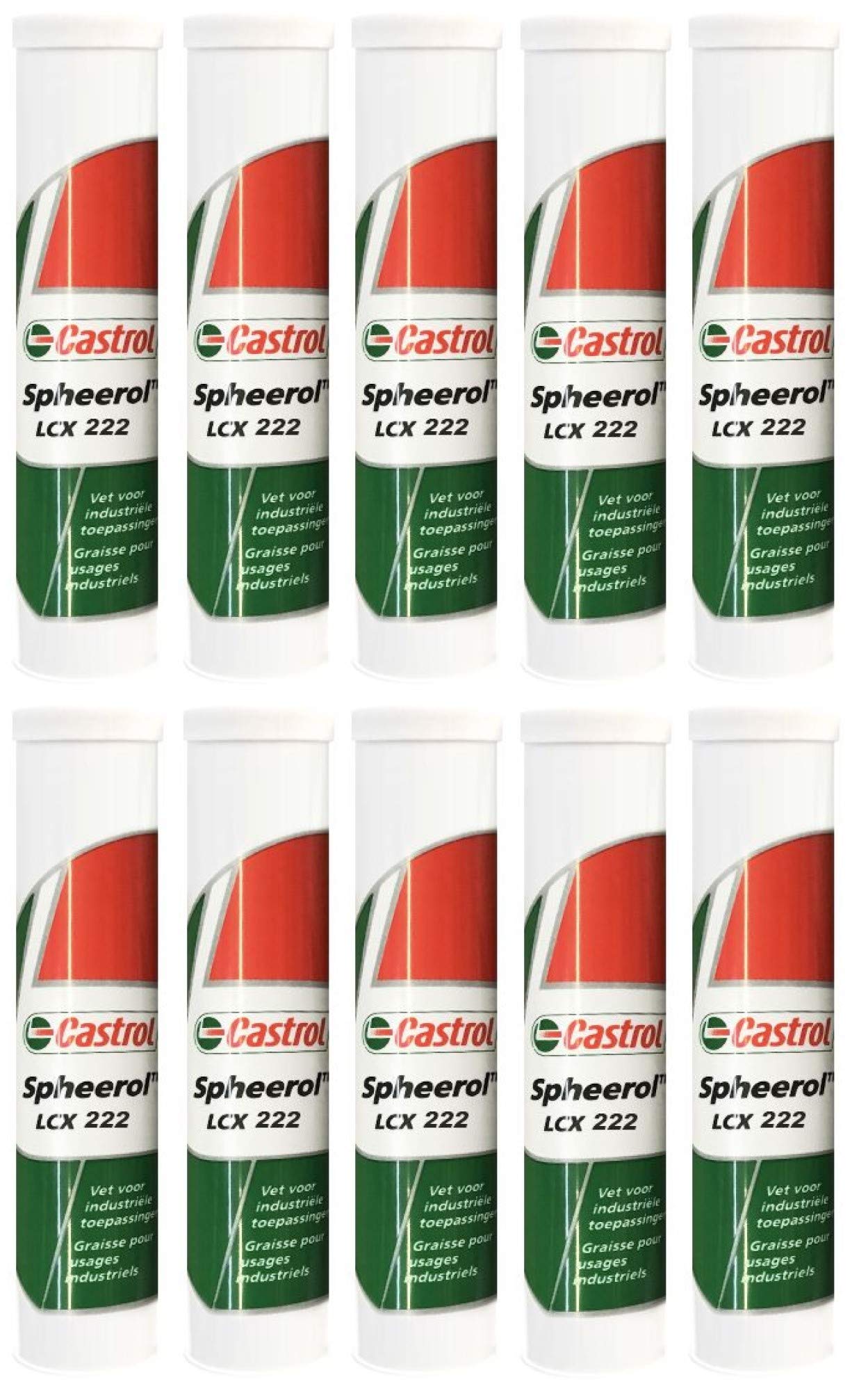 Spheerol LCX222 Cartucho de grasa para aplicación severa NLGI2, 400 g X10
