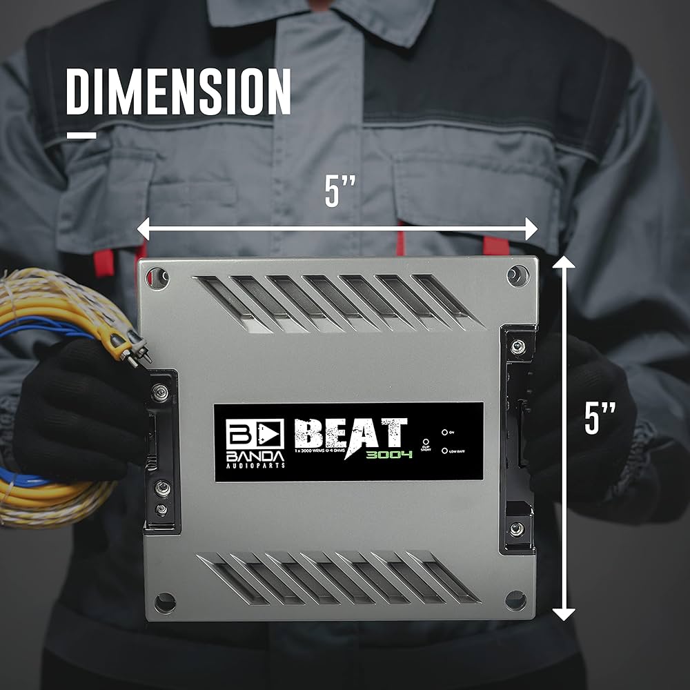 マ*シ様 BANDA BEAT 3004 アンプ 3000W グレー マ*シ様 BANDA BEAT 3004 アンプ 3000W グレー Módulo Amplificador