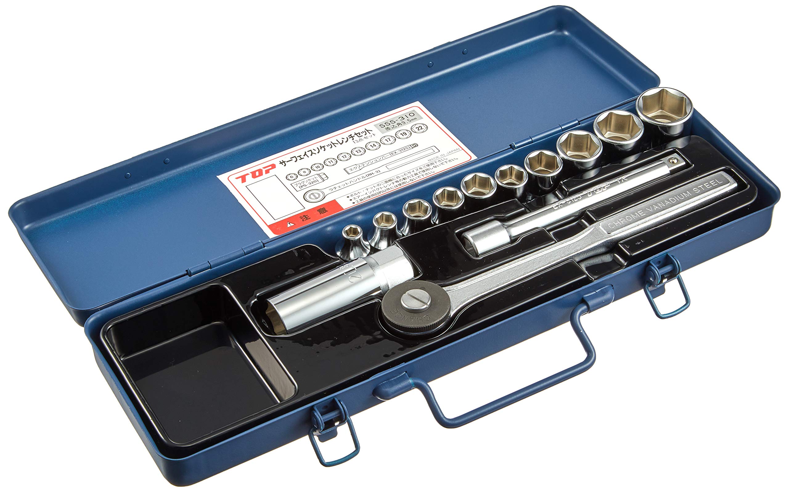 Amazon | トップ工業 (TOP) サーフェイスソケットレンチセット 差込角  