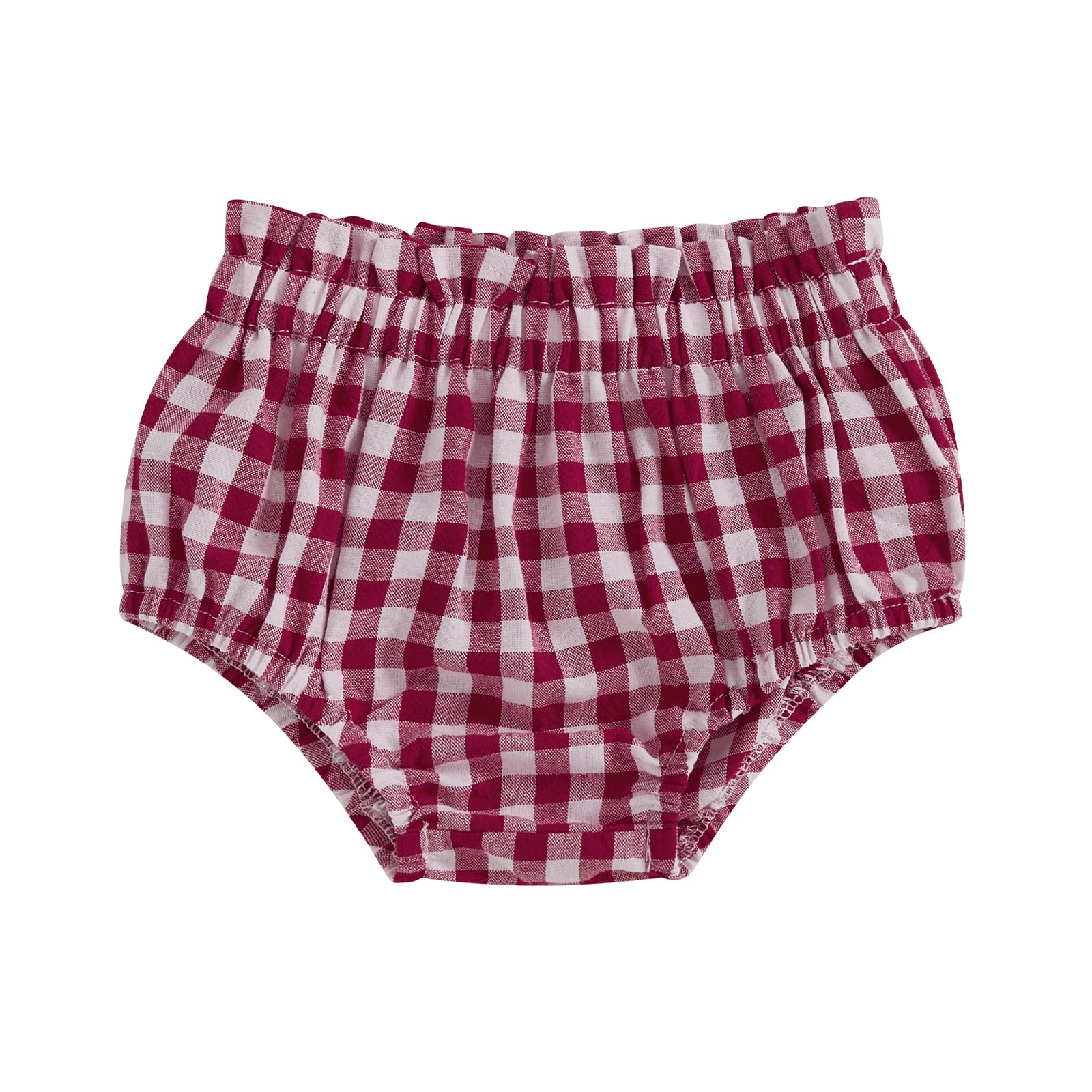 Toddler Baby Boy Girl Shorts Cotton Linen Plaid Bloomers Shorts Newborn Harem Shorts Bottoms