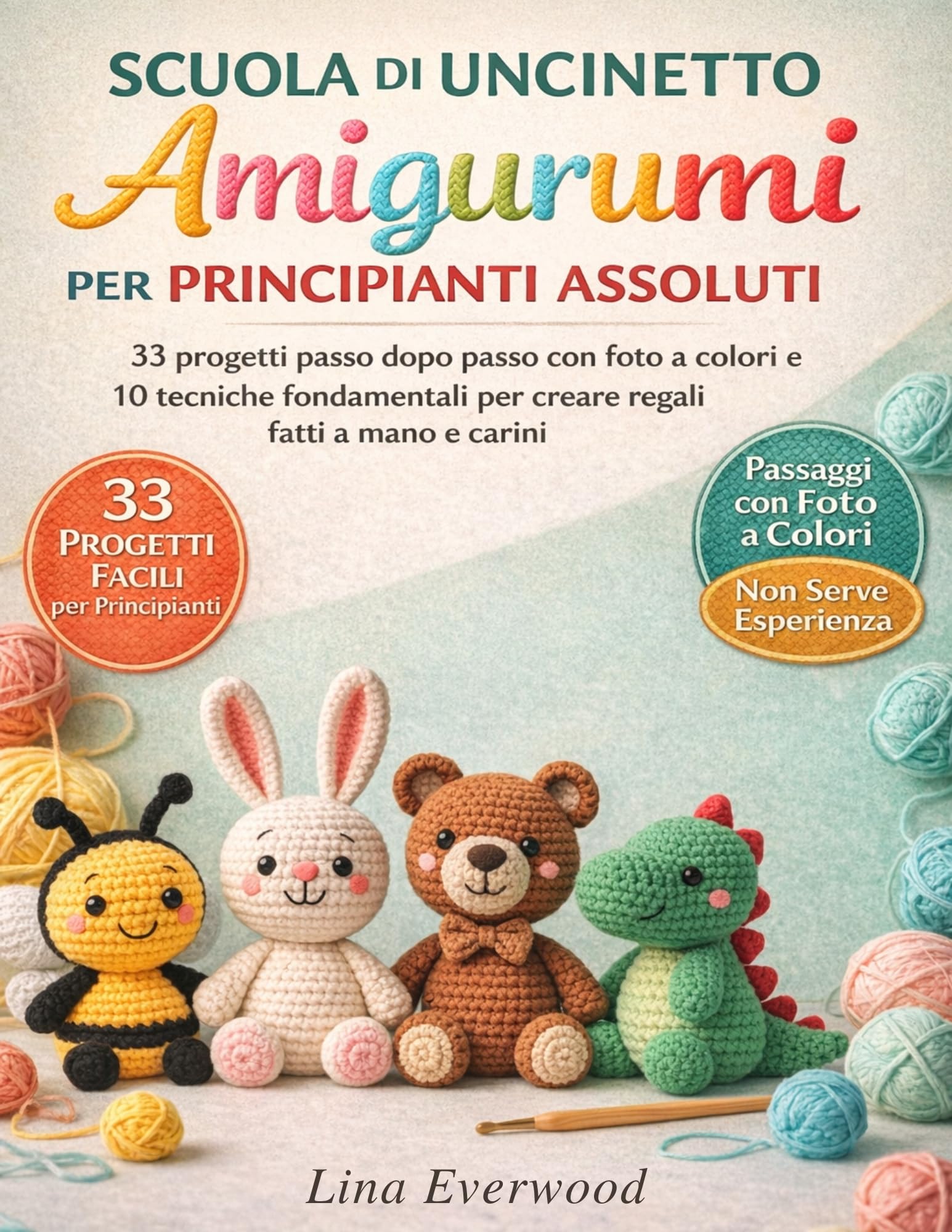 Livre amigurumi debutant avec 10 techniques fondamentales et photos en couleurs
