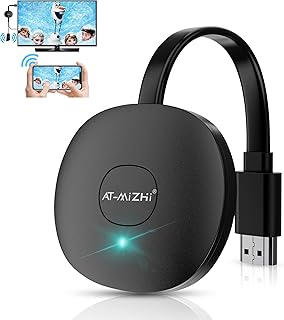 AT-Mizhi 4K/5G Wireless HDMI Display Dongle Adapter - Wireless Display Adapter Stream Video/Audio from i-Phone/Pad/Mac/Android/Window Laptop to TV/Projector/Monitor, Supports Airplay/Miracast/DLNA