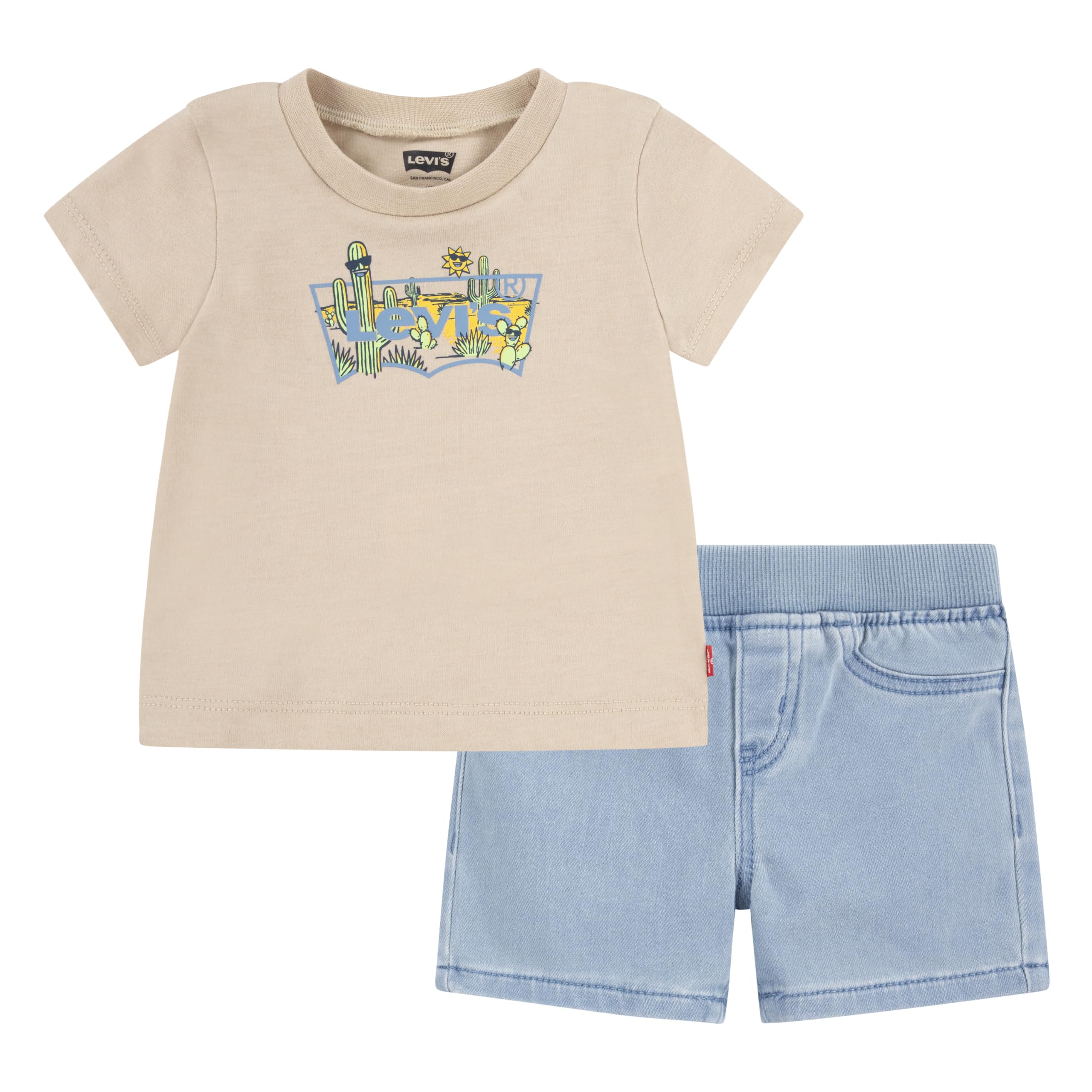 Levi's Tee And Short Set Sbss242 Abiti Coordinati Bambini e Ragazzi