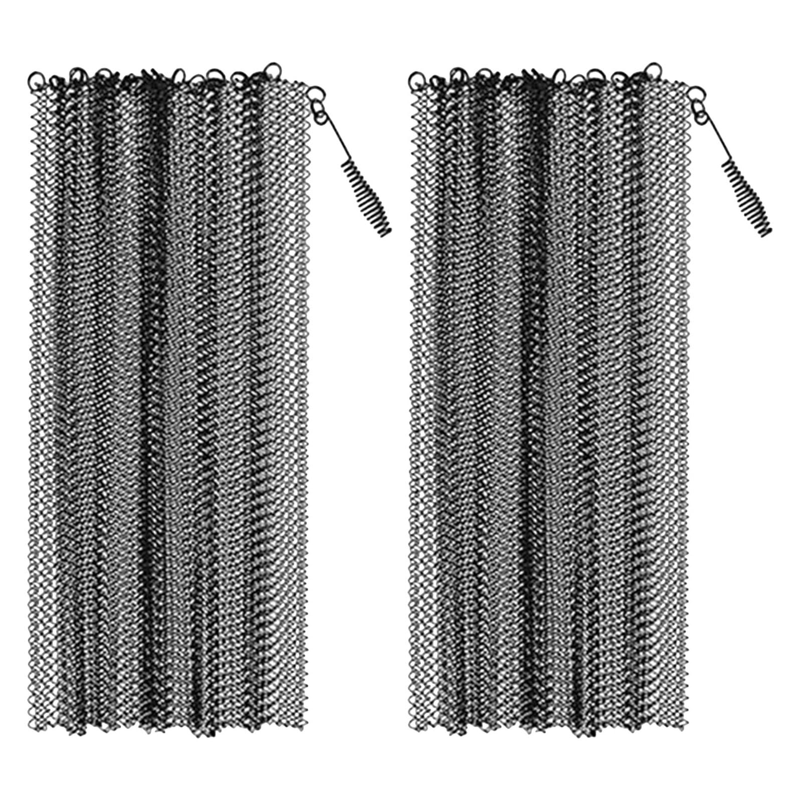 Pare-étincelles de cheminée en maille barrière suspendue protection ignifuge foyer bois