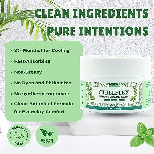 Miniatura 8 de CHILLFLEX Gel de alivio del dolor para dolores musculares, dolor articular, molestias e inflamación, acción rápida, refrescante, no grasoso con 3%