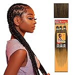 Sensationnel X-pression prestretched braiding hair - 3x braid 58 inch all kanekalon flame retardant synthetic braid for box braids and twists (3 pack, SM1B/27)