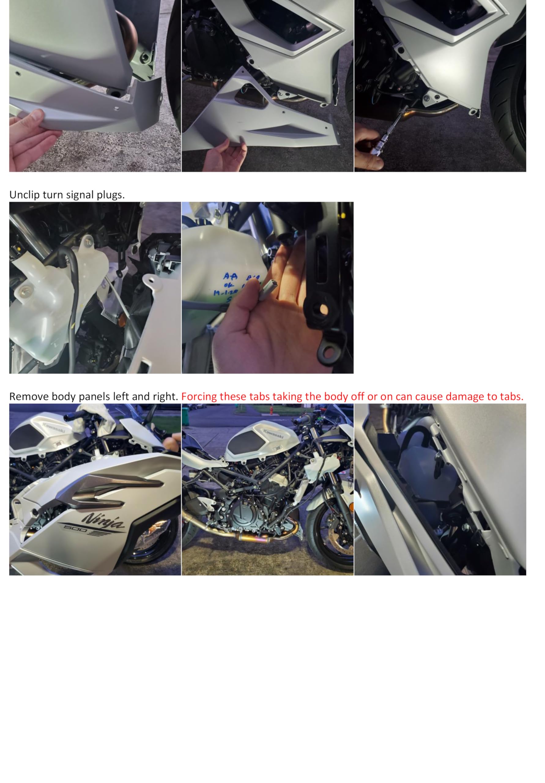 Amazon.com: Shogun USA Made Kawasaki Ninja 500 Z500 2024 2025 NO