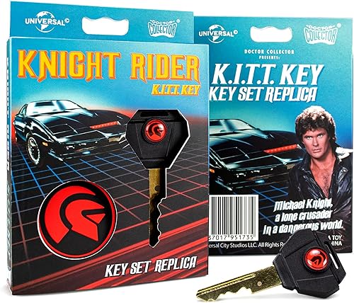 Miniatura 4 de Doctor Collector Knight Rider K.I.T.T - Llavero coleccionable con licencia oficial, multicolor