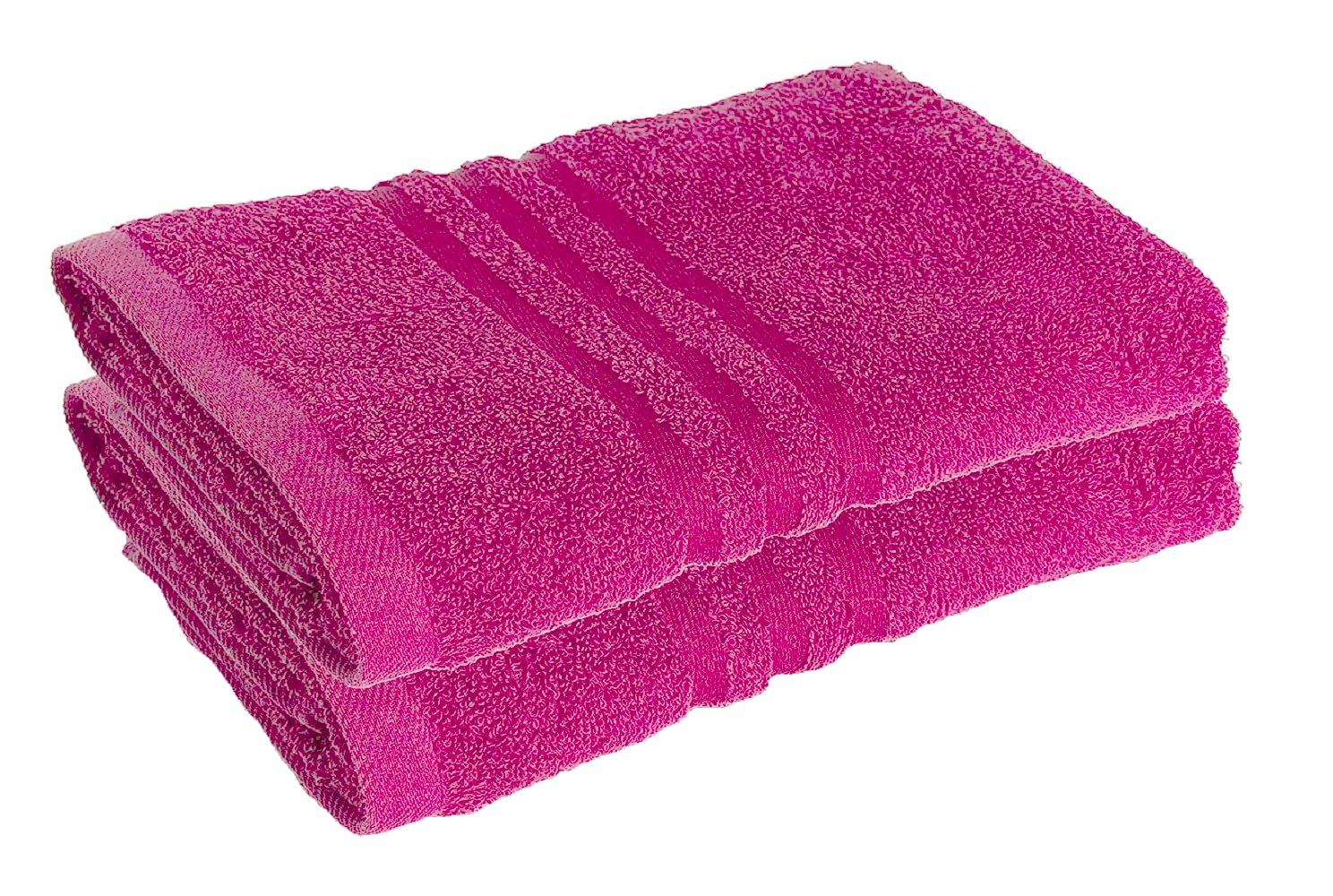 Diamond Tex Hand Towel Set Pack of 2 and 4 | Premium 100% Egyptian Cotton | 50 x 80 cm, 500 GSM | Fluffy Hand Towels Super Soft Hotel Quality Gym Spa Luxury Towels (Pink, 2)
