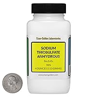 Vista 12 de Tiosulfato de sodio anhidro [Na2S3O3] 98% AR grado polvo 1 Lb en dos botellas