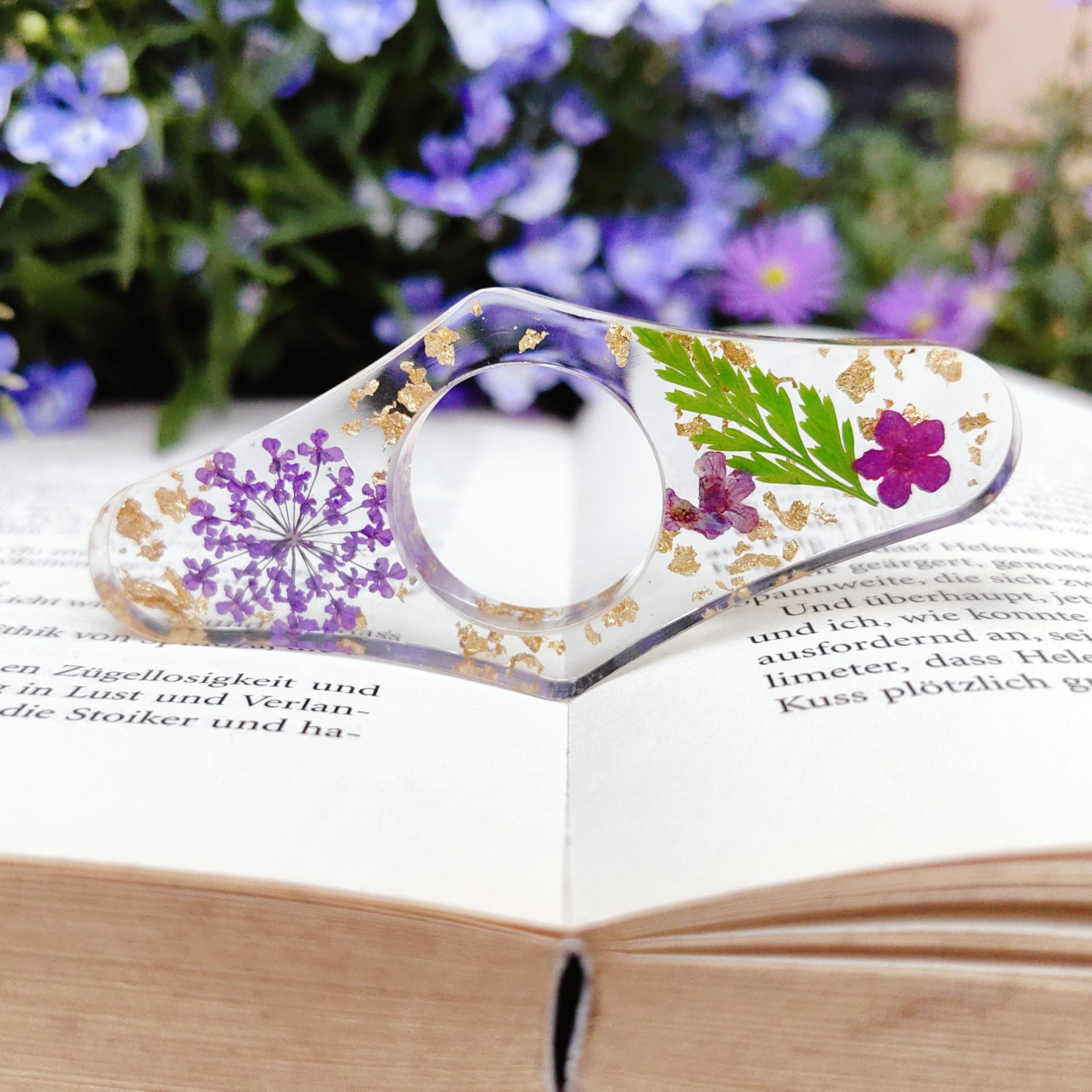 Marcapáginas y Soporte para Página de Libro Regalo para Mujeres Accesorio de Lectura