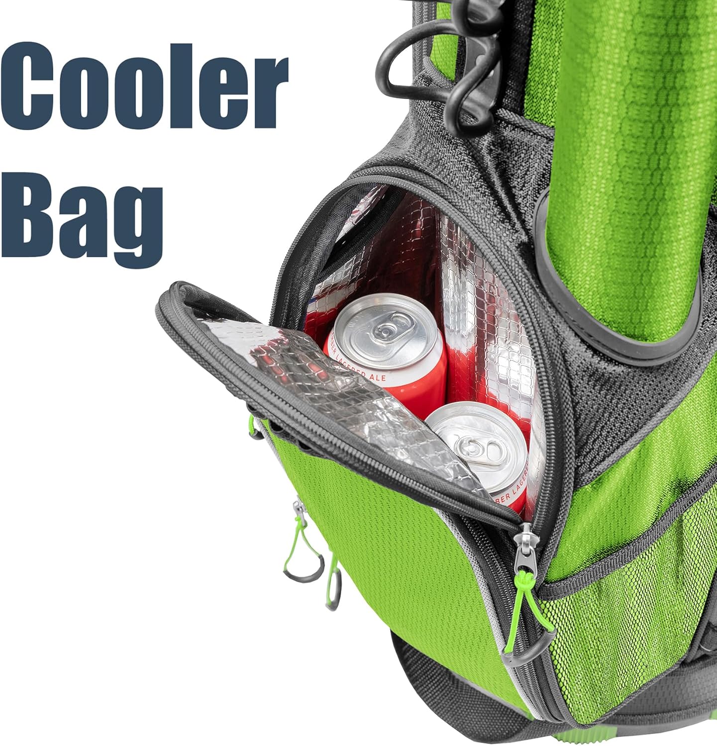 Golf Bag | Lightweight Golf Cart Bag A181 | 14-Way Full-Length Dividers | Golf Bags for Men & Women | Ultra Durable & Water-Resistant | Ample Storage | Built-in Cooler Pocket | Padded Shoulder Strap