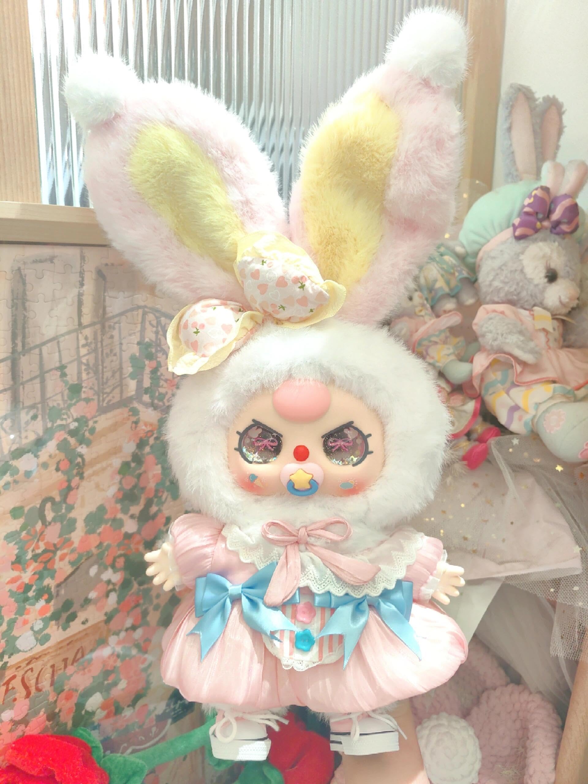 112.babythree big400%体　限定　海外ドール　うさぎ　新品 Amazon.co.jp: BabyThreeロリータドリーム400%体モコモコブラインド