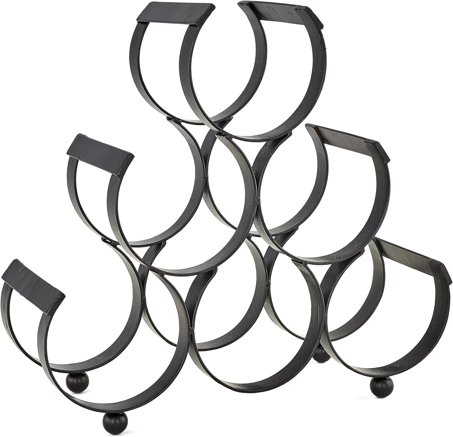 Old Dutch 1332 6 Bottle Wine Rack, Black