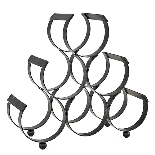 Old Dutch 1332 6 Bottle Wine Rack, Black