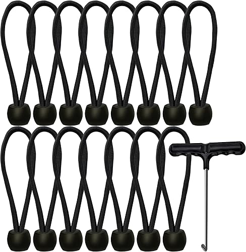 Miniatura 7 de Bandas elásticas de repuesto para trampolín, cuerdas elásticas de repuesto para pelota elástica, cuerdas elásticas de repuesto resistentes para