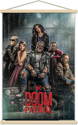 Miniatura 8 de Trends International DC Comics TV Doom Patrol - Póster de pared de hojas del grupo uno, 22.37 x 34.00 pulgadas, impresión premium y colgador negro
