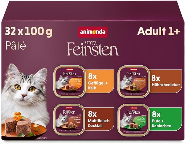 Animonda Vom Feinsten Mokra Karma dla Kotów, Drób, 32 x 100 g