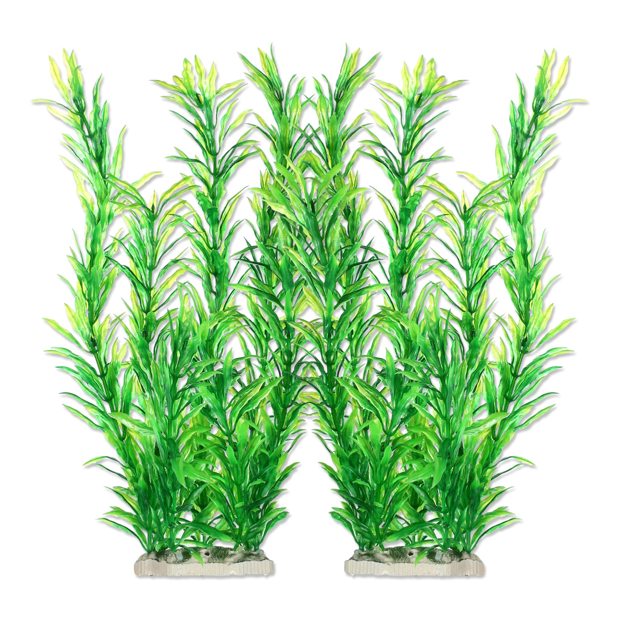 CAPASTEC Large Aquarium Plastic Plants, Tall Aquarium Plants, Big Aquarium Plastic Plants for Fish Tanks Decor, 12.60