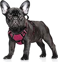 Vista 27 de BARKBAY Arnés para Perro Sin Tirones Talla Grande Arnés Reflectante para Perro con Clip Frontal y Asa de Control Fácil para Caminar Entrenar Correr