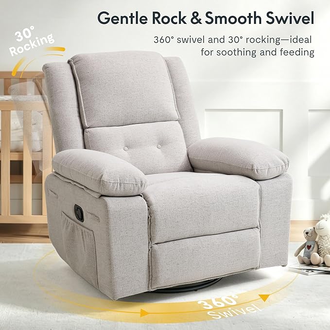 Sillón Reclinable Giratorio con Masaje y Calefacción miniatura 4