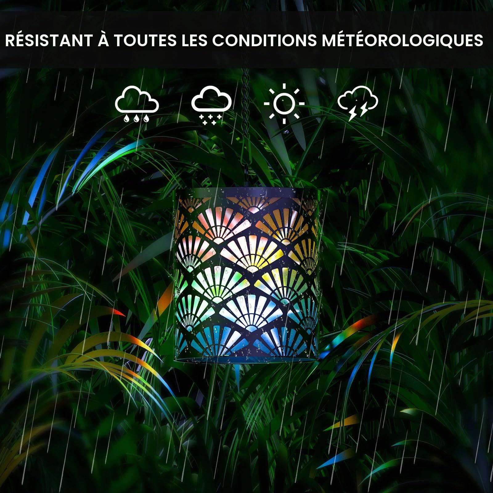 Lumière Extérieur pour Noël - Décoration Étoilée pour Jardin et Terrasse Festive