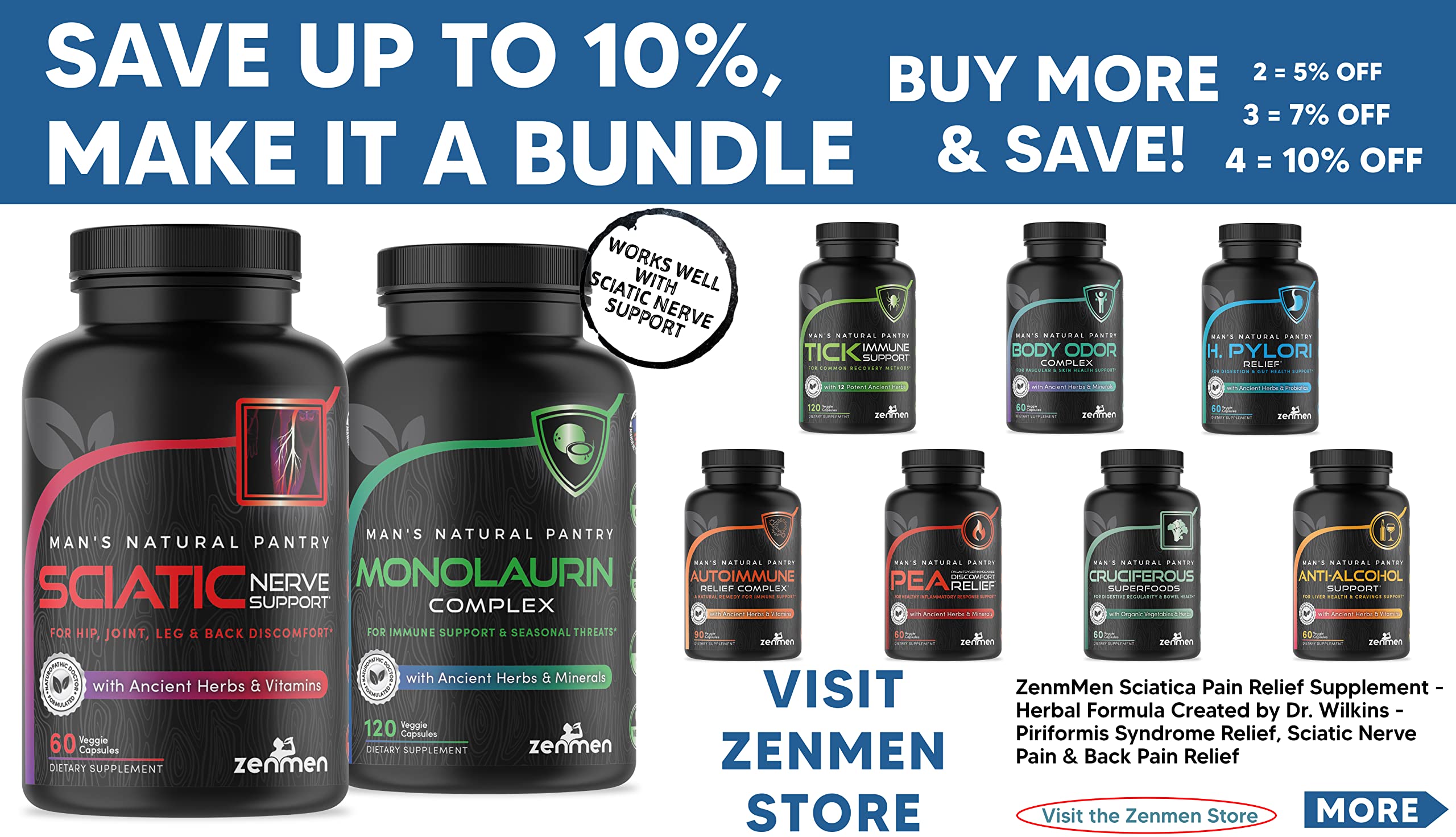 Buy Sciatica Pain Relief Supplement Support Lower Back Pain Relief