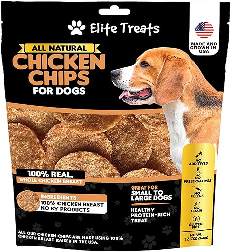 Miniatura 5 de Golosinas para perros de batata hechas solo en Estados Unidos, 100% naturales, un ingrediente, golosinas veganas sin granos para cachorros, razas