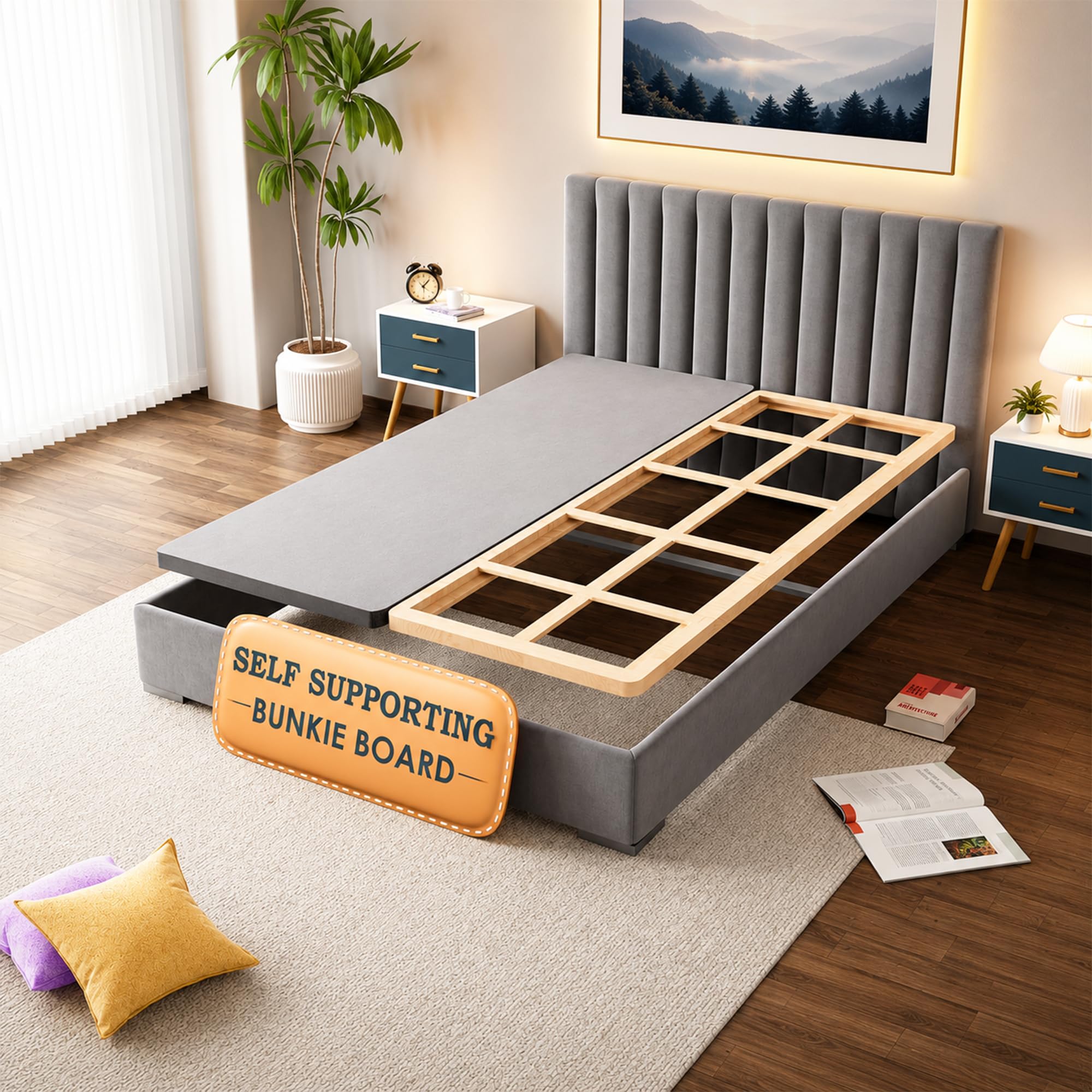 Zayton Premium Split Wood Bunkie Board