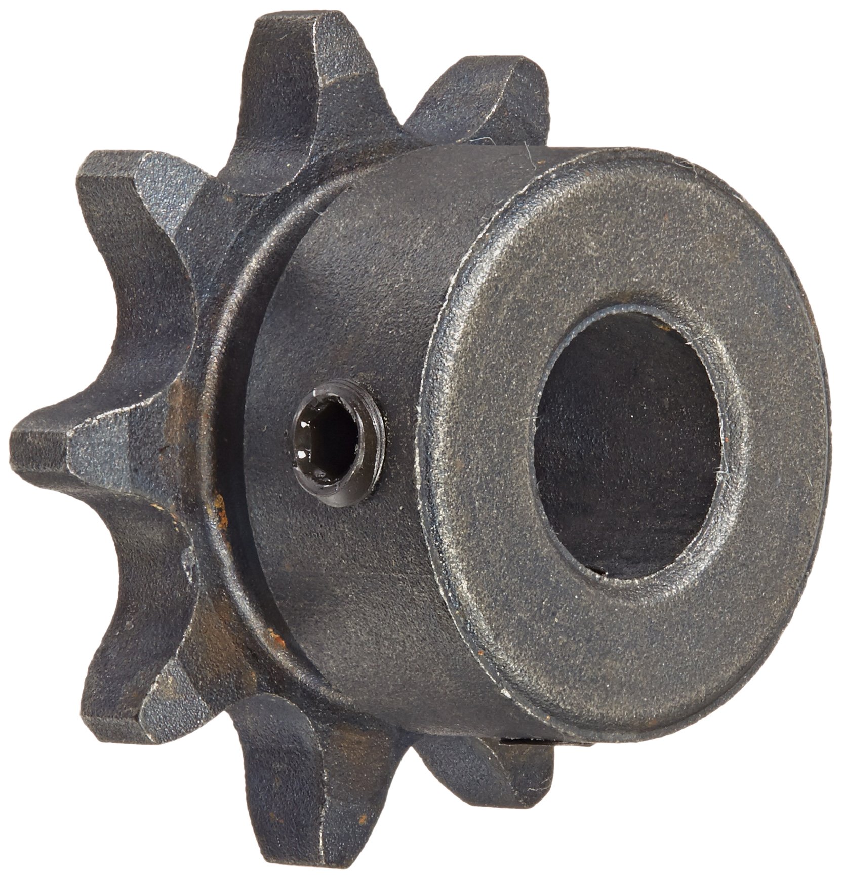Martin Roller Chain Sprocket, Bored-to-Size, Type B Hub, Single Strand, 41 Chain Size, 0.5