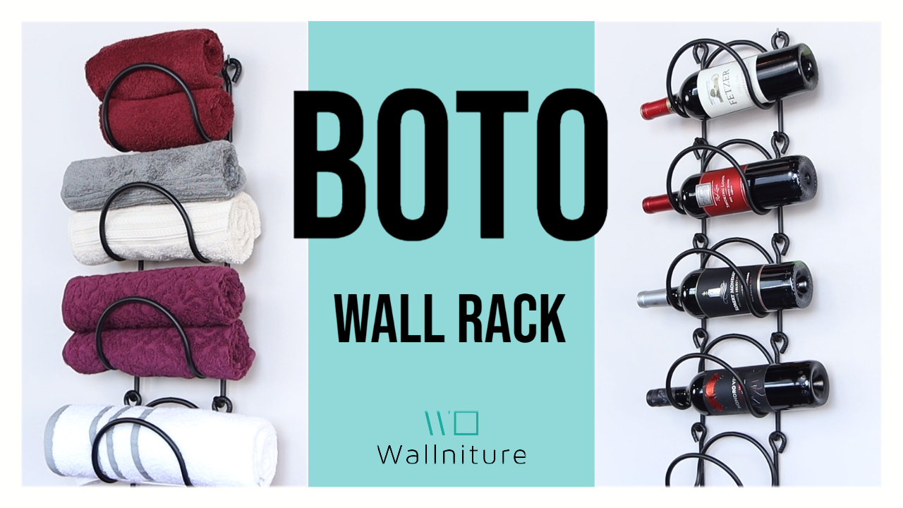 Wine Holder Wall Moduwine Wine Rack Wall Mount, Farmhouse Wall