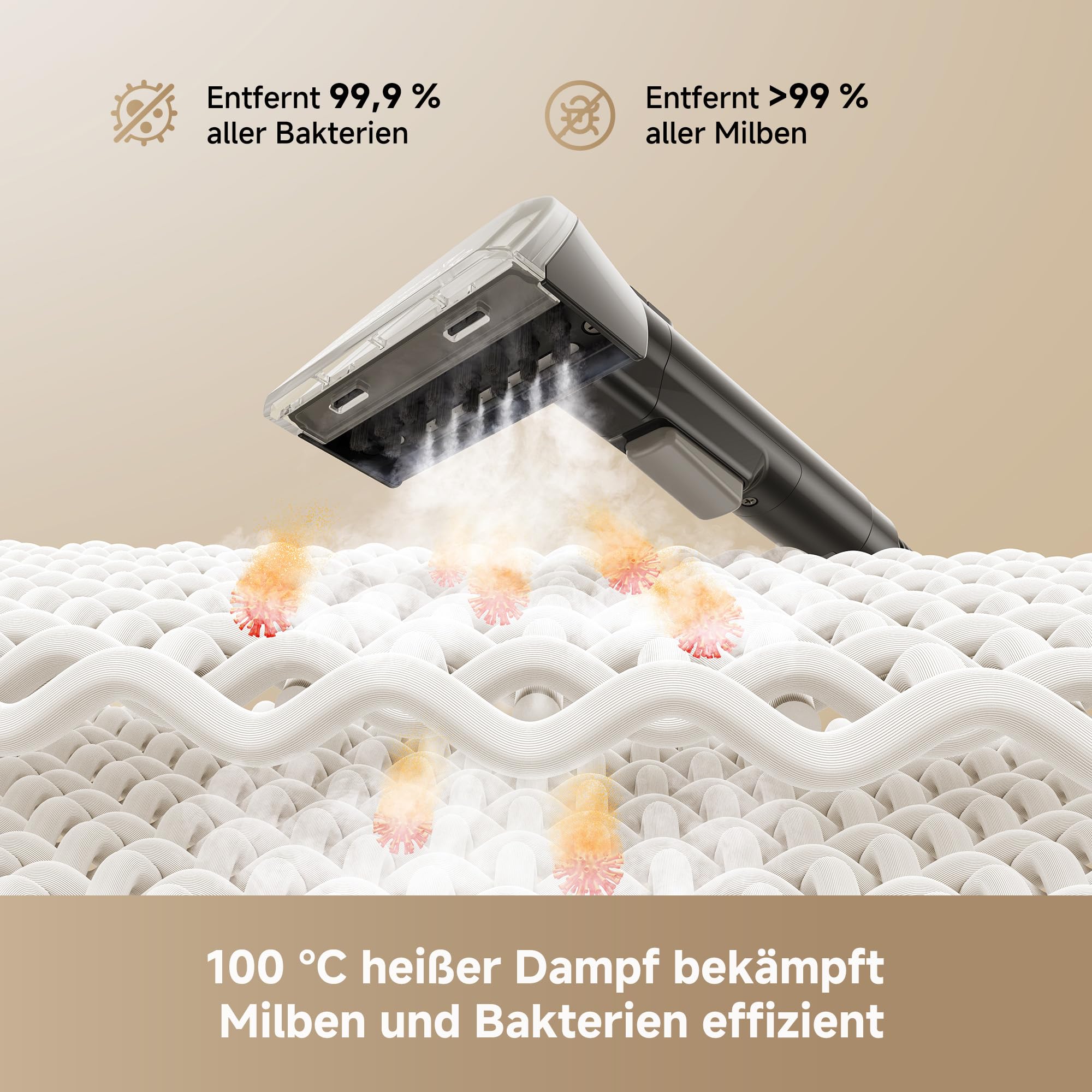 DREAME N20 Steam, tragbarer Fleckenreiniger für Teppiche, 100 °C Dampf