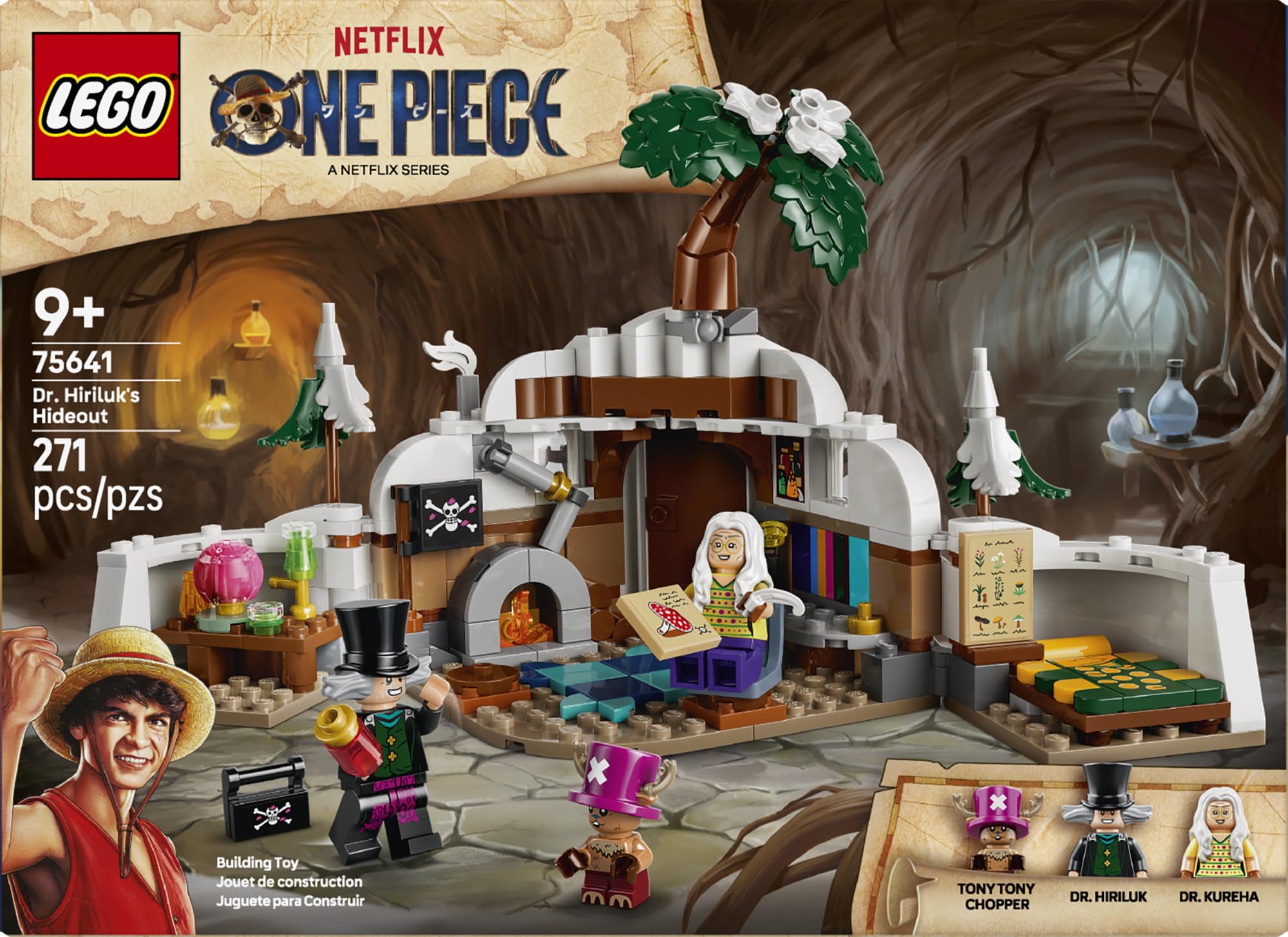 Amazon.com: LEGO ONE PIECE Dr. Hiriluk's Hideout - Building Toy