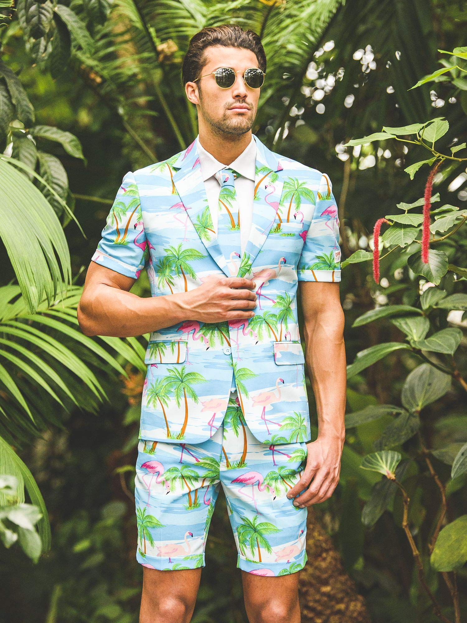 OppoSuits Men Suit Set di Pantaloni Eleganti da Lavoro Uomo
