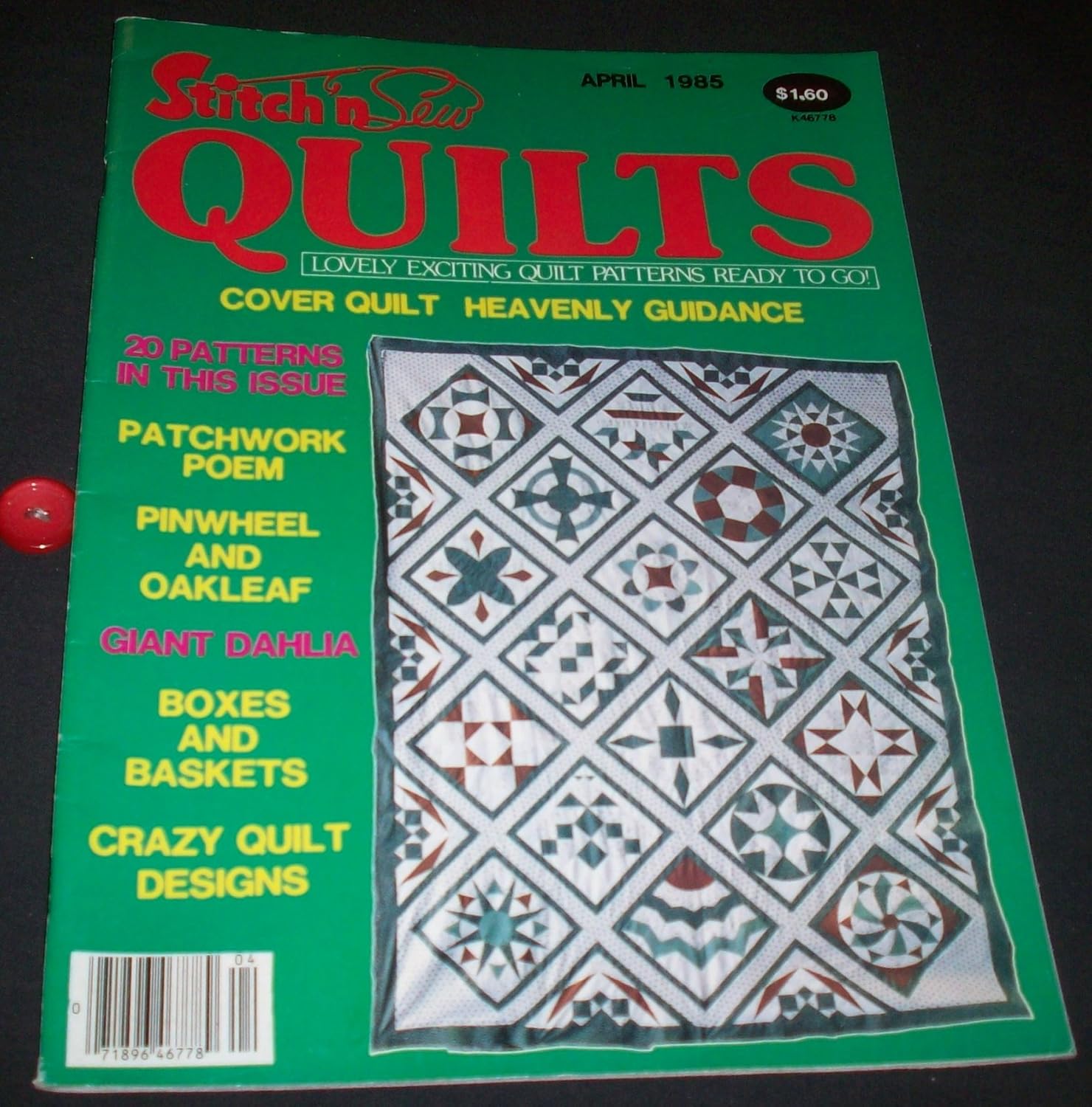 Stitch 'n Sew Quilts April 1985 Ruth M. Swasey Books