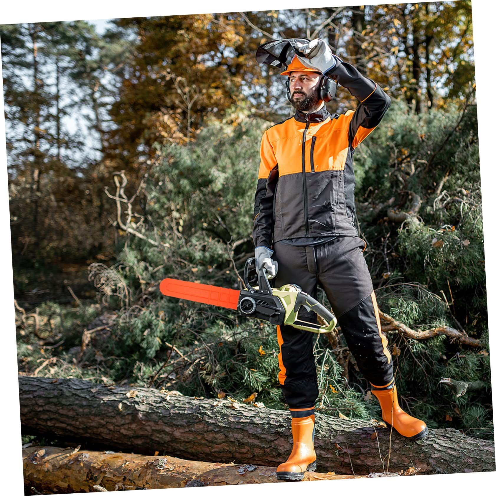 TOYANDONA 2 Series Funda Protectora Para Motosierra De De Seguridad Para Barra De Motosierra Protección Duradera Y Práctica Almacenamiento 8 Piezas*2