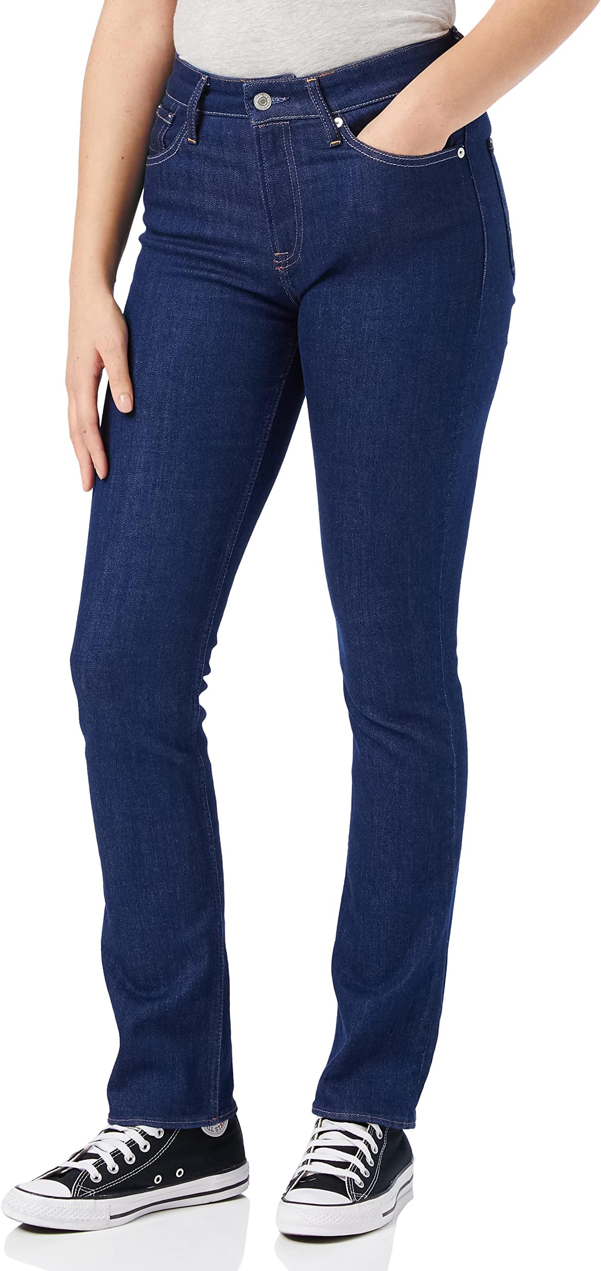 womens Yama Straight Jeans
