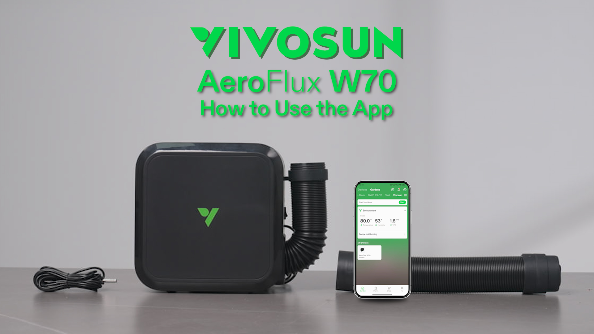 Amazon.com : VIVOSUN AeroFlux Smart Grow Tent Heater with