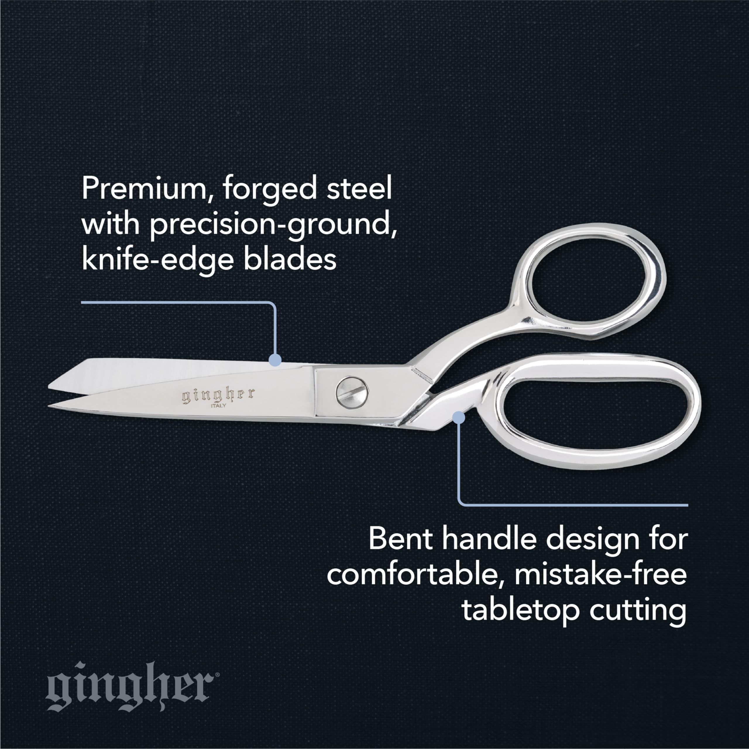 Amazon.com: Gingher Scissors Knife-Edge Dressmaker Shears 7
