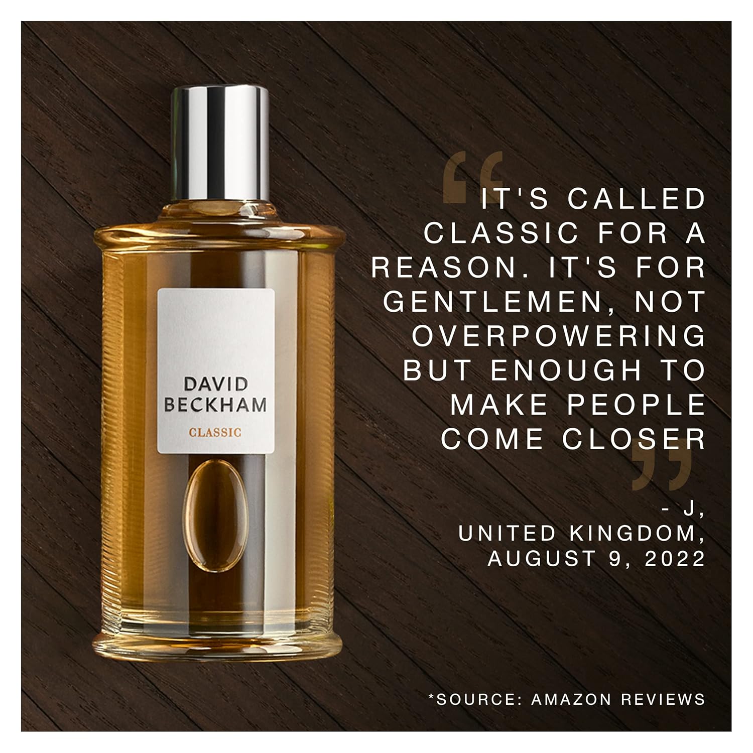 Classic by David Beckham for Men - 3.3 oz EDT Spray - Image 4