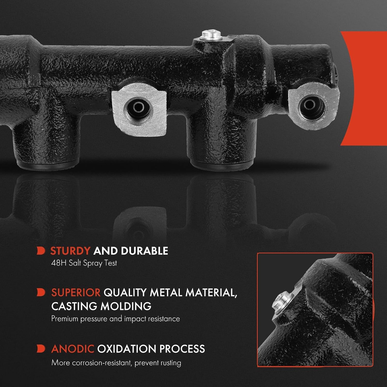 A-Premium Brake Master Cylinder Compatible with Ford Vehicles - Festiva 1988-1993 - Replace# E8BZ2140A