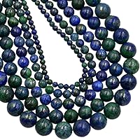 Vista 50 de AD Beads Cuentas sueltas redondas de piedras preciosas naturales de 381 mm para pulseras, collares, aretes, manualidades de joyería DIY