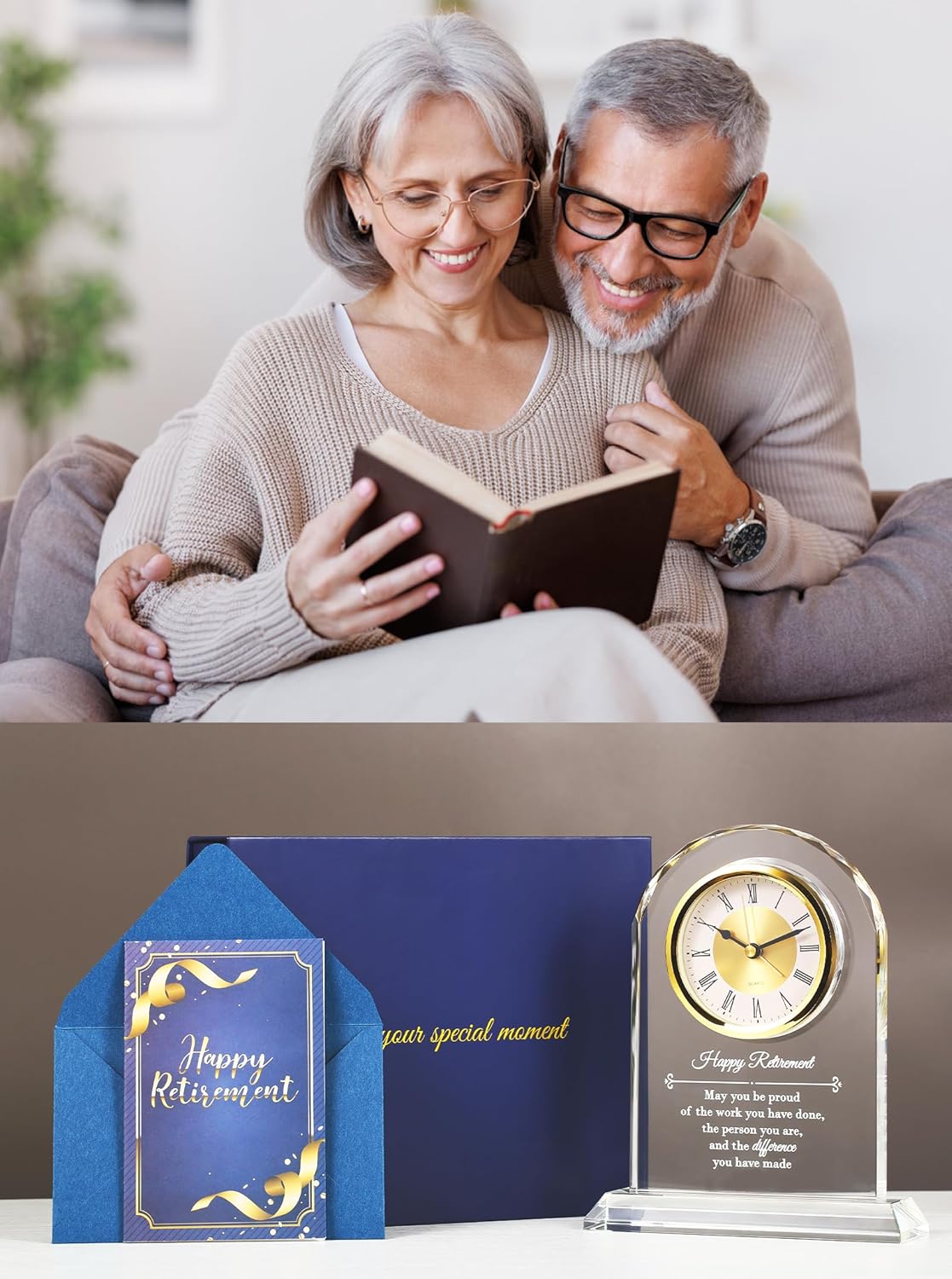 Crystal Retirement Alarm Clock Gifts for Men Women, Happy Retirement Plaque for Coworkers, Boss, Going Away Gift for Retired Friends, Farewell Goodbye Presents for Doctors Nurses Teacher - Image 4