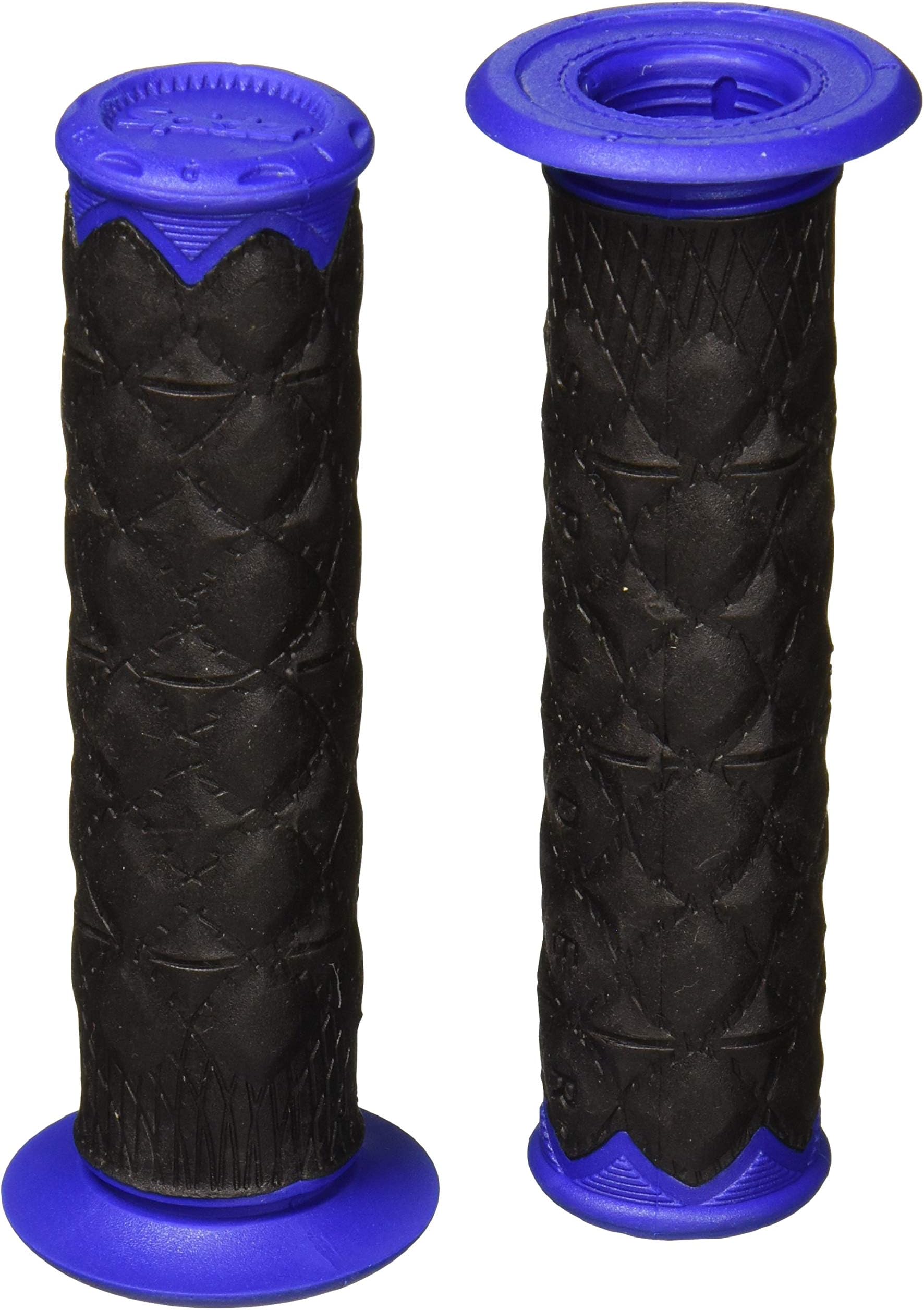 Spider GripsSL/TBL/B SLT Slim Line Grips for ATV, Watercraft, Snowmobile Black/Blue,2