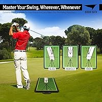 Vista 3 de Birdie Mat Pro Premium - Alfombrilla de entrenamiento de swing para analizar la trayectoria del swing y el impacto de la pelota