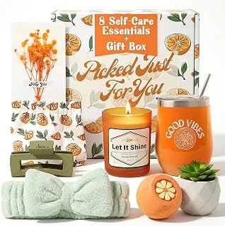 Get Well Soon Gift Baskets - Care Package Essentials Set Of 8