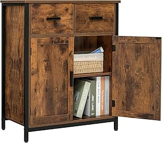 usikey Storage Cabinet with 2 Drawers & Adjus...,